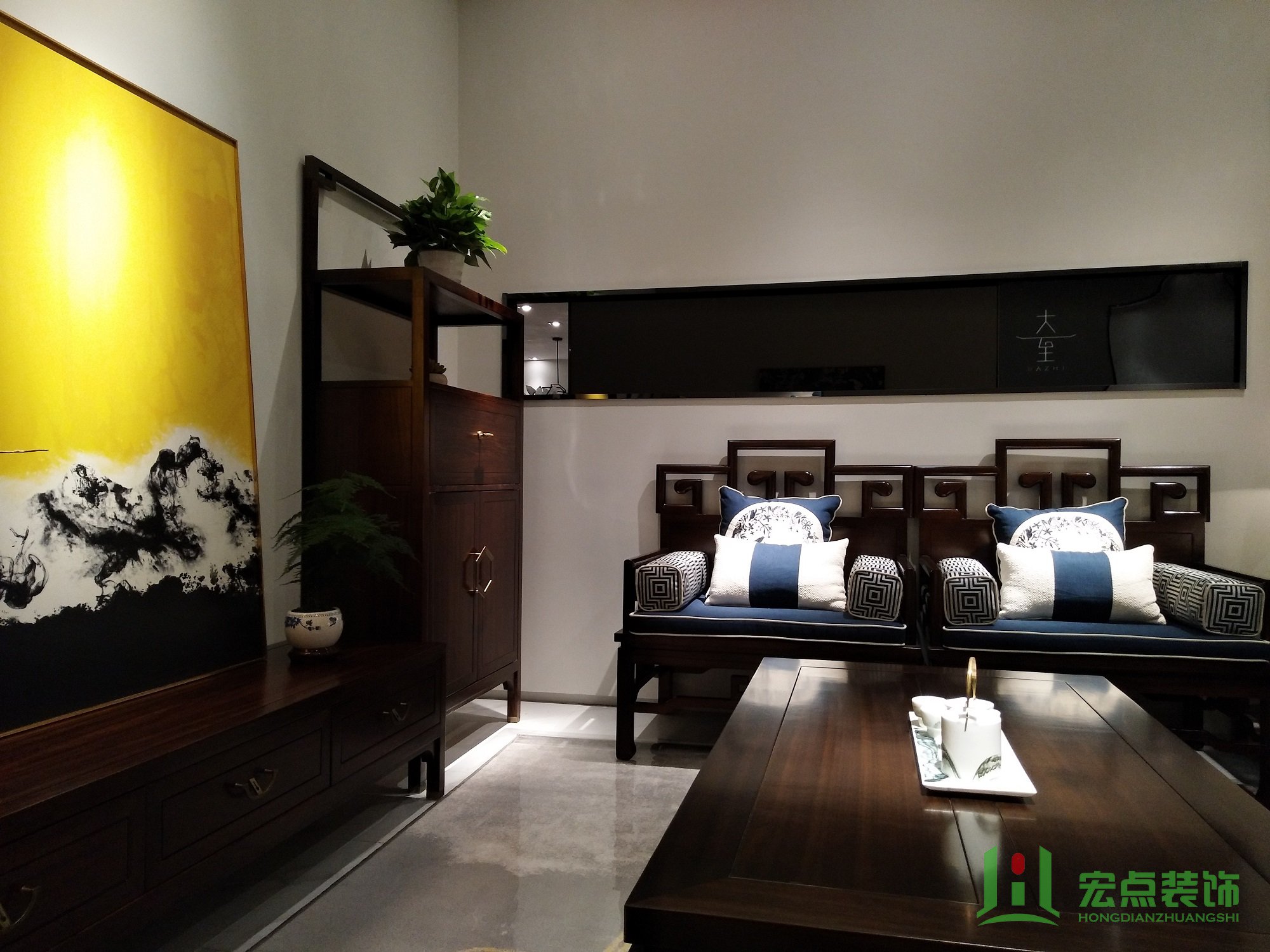 昊伦国际装修案例(图2) 昊伦国际装修,宏点装饰