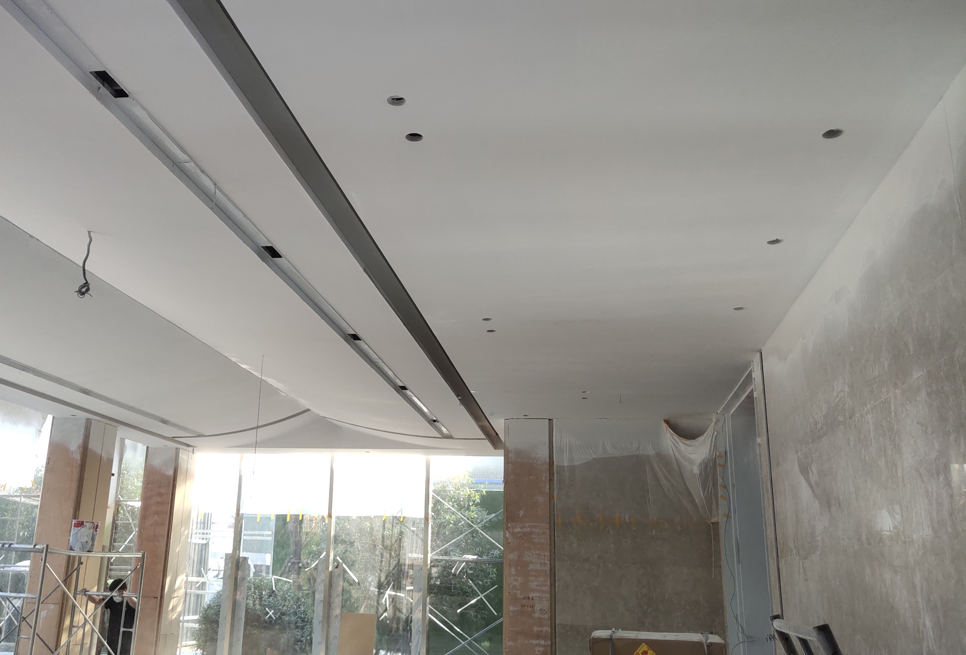 2020年5月南浔公园里售楼部5月施工开始(图2) 南浔公园里售楼部,施工现场,宏点装饰